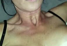 watch this whore wife choke on monster cock while riding huge dick