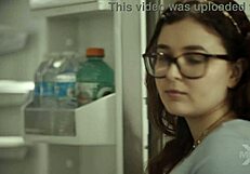 Leana Lovings tempts officer step-daddy in office heat