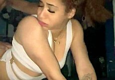 Pretty Latina Babe's Small Tits Bounce as Pussy Takes Long Cock Missionary