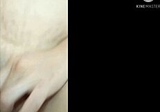 she fingers her wet pussy frantically until she explodes in orgasm