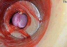 Huge Ejaculation Floods Deep Inside - Internal Camera Catches Every Creampie Drop!