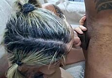 naughty masseur eats out hot mature woman's juicy ass and pussy bareback