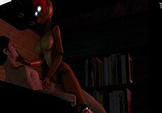 Toy Freddy delivers intense lesbian toy licking and assfucking action