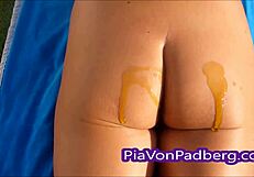 ready for hot milf pia von padberg outdoor creampie doggystyle pounding?