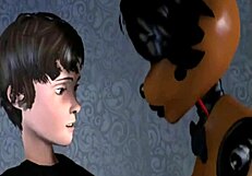 Toy Freddy delivers intense lesbian toy licking and assfucking action