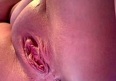 Close Up View Of Dripping Pink Pussy Revealed!
