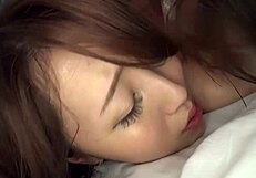 Amateur Japanese babe blows and fucks with toys full uncut version