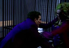 Blonde Milf Takes Monster Cocks in Batman Orgy