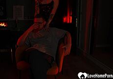 our romantic night turns into rough wet pussy pounding with my monster cock