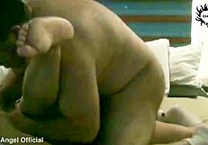 my fat latina milf wife rides friend's cock while cuck waits home