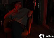 our romantic night turns into rough wet pussy pounding with my monster cock