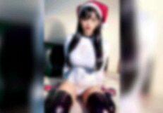 Rebecca's Big Tits Hentai Masturbation College Christmas Return