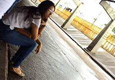 gostosa rebolando no onibus candid big ass view