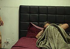 caught on cam young crossdresser fucks friend on the blanket hidden recording