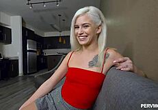 Kiara Cole gulps studs huge cock deepthroat then swallows every drop bent over