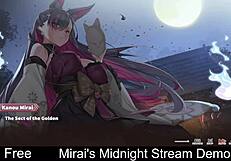 mirai's midnight nude dating game stream demo fun