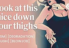 Rich dom client uses escort's throat and pussy hard in luxury bathroom paid deepthroat fuck