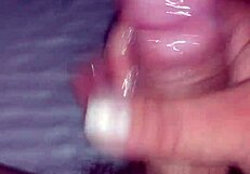 tantric buildup leads to explosive cumshot orgasm by the pool