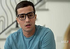 Step Son Services Huge Titted Lolly Dames and Brookie Blair for Family