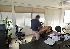 Abby Fucks Stranger For Loan Cash In Closeup Interview!