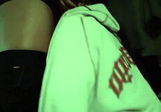 Stepsisters sneak licks and orgasms under panties away from parents passionate play