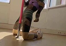 Ever Wonder How Pole Dancing Feels So Good? 2beepole Teaches Inkedgirl New Skills!