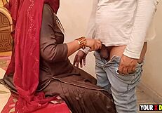 Punjabi girl rides Rakesh Bihari hard cum lands on pussy part 2