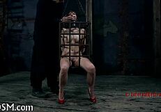 domme punishes tight pussy chick with rough hardcore drawings fuck