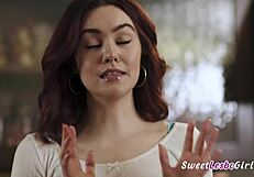 fuck yeah! freya parker seduces katrina colt for lesbian teen licking!