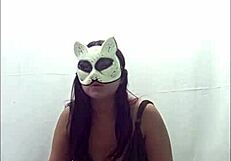 latina slut in tight dress preps for livestream shaking big ass