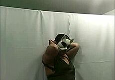 latina slut in tight dress preps for livestream shaking big ass