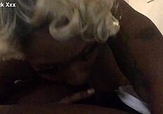 lady luck xxx ebony deepthroats black cock sexy throat skills