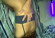 he took ebony princess to party then massaged her tight ass