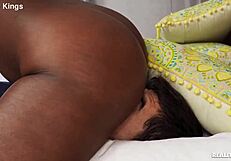 wake up to this hot pussy licking in the bedroom reality style