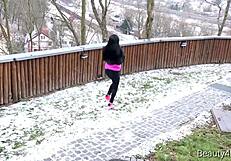 Beauty4k - Lucia Denvile Works Magic with Shaved Pussy During Hard Tea Massage