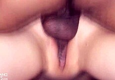 satine nine's pussy flooded by interracial gangbang creampies