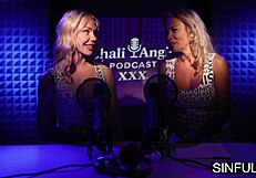 sensual ffm threesome starts in mind ends on ass with juicy licks and tight pussy