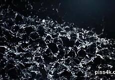 wet natural lesbians drench muffs in piss then squirt everywhere