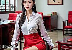 MISS BAI JIE RIDES CHINESE WIFE HARD