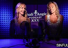 sensual ffm threesome starts in mind ends on ass with juicy licks and tight pussy