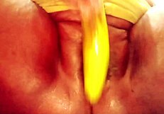 Indian housewife rams vegetable deep in wet pussy homemade