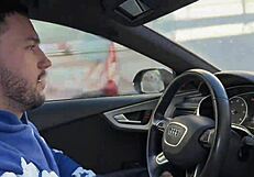 street stranger babe takes dp anal threesome creampie