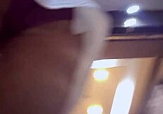 voyeur CATCHES young asian's SKIRT up with purple PANTIES flashing