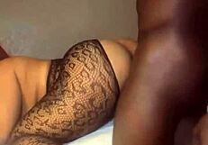 my first fb dating hookup turned into wild ebony creampie action