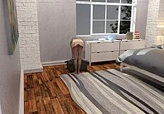 pretty nerdy milf bares hairy pussy for public outdoor sex romp