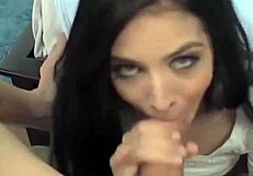 Monster Cock Gets Best Sloppy Blowjob And Huge Cumshot!