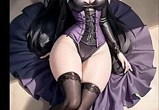 rapunzel waifu666 flaunts petite blonde big tits perfection