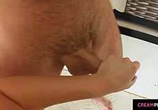 Mel Takes Massive Group Facial Cumshot Blast After Blowbang