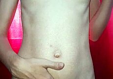 Watch horny petite teen rub tiny tits wet pussy amateur