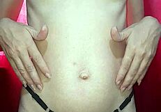 Watch horny petite teen rub tiny tits wet pussy amateur